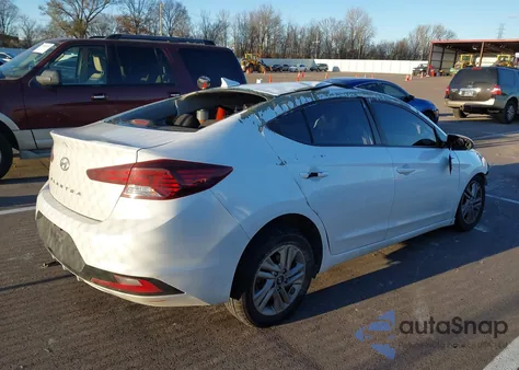 2019 Hyundai Elantra Sel z USA, uszkodzony, nr VIN 5NPD84LF1KH490116